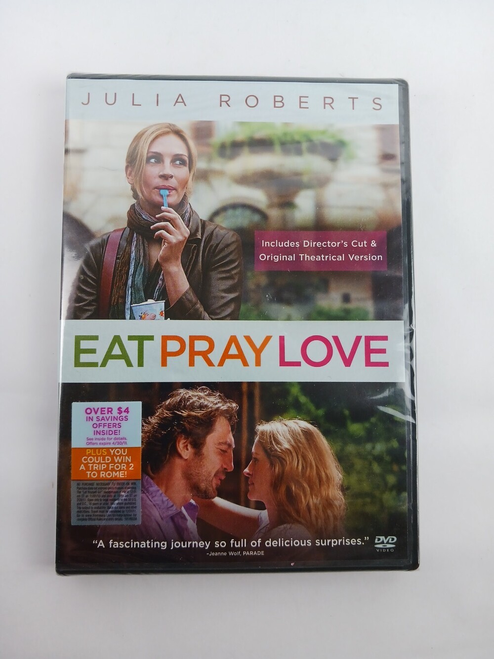 Eat Pray Love on DVD brand new Sealed